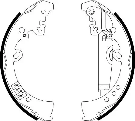 Bremsbackensatz HELLA PAGID 8DB 355 022-591