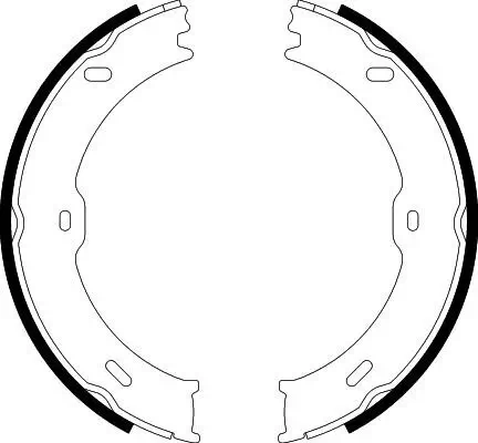 Bremsbackensatz, Feststellbremse HELLA PAGID 8DA 355 050-761