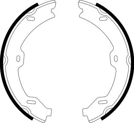 Bremsbackensatz, Feststellbremse HELLA PAGID 8DA 355 050-781 Bild Bremsbackensatz, Feststellbremse HELLA PAGID 8DA 355 050-781