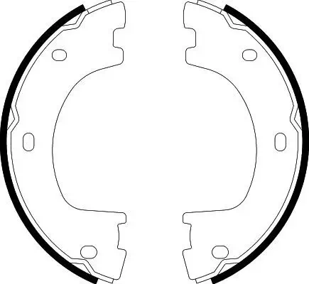 Bremsbackensatz, Feststellbremse HELLA PAGID 8DA 355 050-071