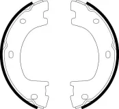 Bremsbackensatz, Feststellbremse HELLA PAGID 8DA 355 050-071