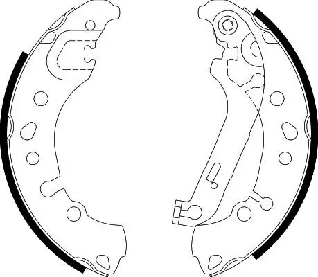 Bremsbackensatz Hinterachse HELLA PAGID 8DB 355 038-011