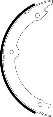 Bremsbackensatz, Feststellbremse Hinterachse HELLA PAGID 8DA 355 051-391 Bild Bremsbackensatz, Feststellbremse Hinterachse HELLA PAGID 8DA 355 051-391