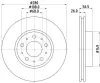 Bremsscheibe Vorderachse HELLA PAGID 8DD 355 102-541 Bild Bremsscheibe Vorderachse HELLA PAGID 8DD 355 102-541