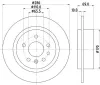 Bremsscheibe Hinterachse HELLA PAGID 8DD 355 107-001 Bild Bremsscheibe Hinterachse HELLA PAGID 8DD 355 107-001