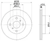 Bremsscheibe Vorderachse HELLA PAGID 8DD 355 107-281