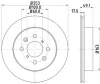 Bremsscheibe Vorderachse HELLA PAGID 8DD 355 111-591 Bild Bremsscheibe Vorderachse HELLA PAGID 8DD 355 111-591
