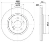 Bremsscheibe HELLA PAGID 8DD 355 111-851 Bild Bremsscheibe HELLA PAGID 8DD 355 111-851