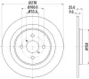 Bremsscheibe Hinterachse HELLA PAGID 8DD 355 114-051 Bild Bremsscheibe Hinterachse HELLA PAGID 8DD 355 114-051