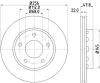 Bremsscheibe Hinterachse HELLA PAGID 8DD 355 128-901 Bild Bremsscheibe Hinterachse HELLA PAGID 8DD 355 128-901