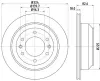 Bremsscheibe Hinterachse HELLA PAGID 8DD 355 116-491 Bild Bremsscheibe Hinterachse HELLA PAGID 8DD 355 116-491