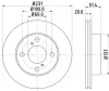 Bremsscheibe HELLA PAGID 8DD 355 116-501 Bild Bremsscheibe HELLA PAGID 8DD 355 116-501