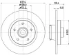 Bremsscheibe HELLA PAGID 8DD 355 133-851