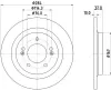 Bremsscheibe HELLA PAGID 8DD 355 134-401 Bild Bremsscheibe HELLA PAGID 8DD 355 134-401