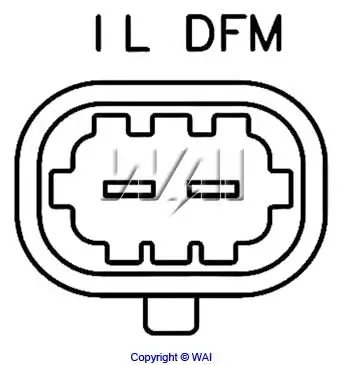 Generatorregler 12 V WAI IB226 Bild Generatorregler 12 V WAI IB226