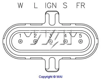 Generatorregler 24 V WAI IB298 Bild Generatorregler 24 V WAI IB298