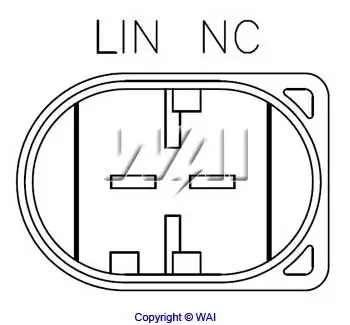 Generatorregler 12 V WAI IB6056 Bild Generatorregler 12 V WAI IB6056