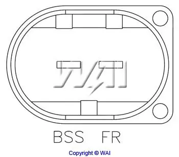 Generatorregler 12 V WAI IB6132 Bild Generatorregler 12 V WAI IB6132