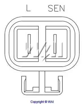 Generatorregler 12 V WAI IM826 Bild Generatorregler 12 V WAI IM826