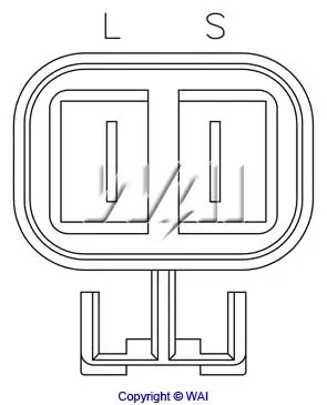 Generatorregler 12 V WAI IM854 Bild Generatorregler 12 V WAI IM854