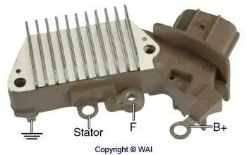 Generatorregler 12 V WAI IN447