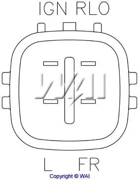 Generatorregler 12 V WAI IN6302 Bild Generatorregler 12 V WAI IN6302