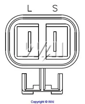 Generatorregler 12 V WAI IY727 Bild Generatorregler 12 V WAI IY727