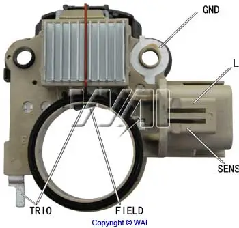 Generatorregler 12 V WAI IY727 Bild Generatorregler 12 V WAI IY727