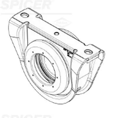 Lagerung, Gelenkwelle Mitte SPICER 6113650111020 Bild Lagerung, Gelenkwelle Mitte SPICER 6113650111020