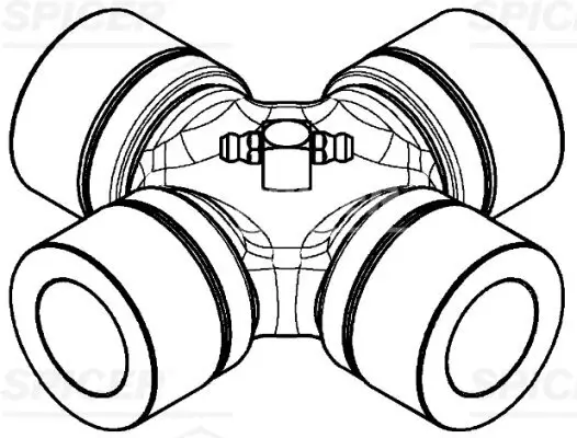 Gelenk, Gelenkwelle SPICER U-10075-00 Bild Gelenk, Gelenkwelle SPICER U-10075-00