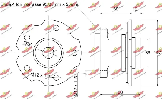 Radlagersatz Hinterachse links rechts AUTOKIT 01.98234 Bild Radlagersatz Hinterachse links rechts AUTOKIT 01.98234