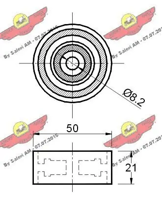 Umlenk-/Führungsrolle, Zahnriemen AUTOKIT 03.137 Bild Umlenk-/Führungsrolle, Zahnriemen AUTOKIT 03.137
