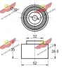 Umlenk-/Führungsrolle, Zahnriemen AUTOKIT 03.512 Bild Umlenk-/Führungsrolle, Zahnriemen AUTOKIT 03.512
