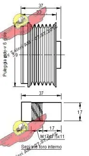 Generatorfreilauf AUTOKIT 03.81401 Bild Generatorfreilauf AUTOKIT 03.81401
