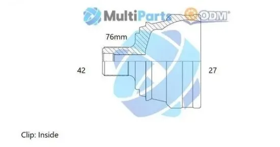 Gelenksatz, Antriebswelle Vorderachse links Vorderachse rechts radseitig Multiparts 12-211947 Bild Gelenksatz, Antriebswelle Vorderachse links Vorderachse rechts radseitig Multiparts 12-211947