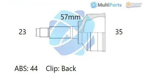 Gelenksatz, Antriebswelle Vorderachse links Vorderachse rechts radseitig Multiparts 12-291349 Bild Gelenksatz, Antriebswelle Vorderachse links Vorderachse rechts radseitig Multiparts 12-291349