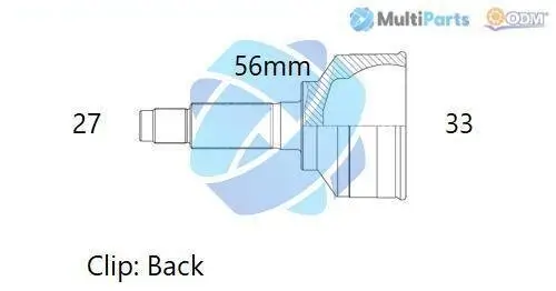 Gelenksatz, Antriebswelle Vorderachse links Vorderachse rechts radseitig Multiparts 12-291975 Bild Gelenksatz, Antriebswelle Vorderachse links Vorderachse rechts radseitig Multiparts 12-291975