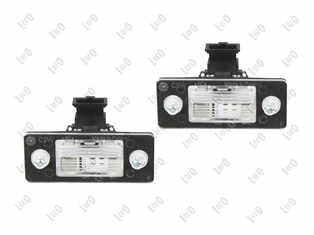 Kennzeichenleuchte beidseitig ABAKUS 048-09-905LED