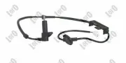 Sensor, Raddrehzahl Hinterachse links ABAKUS 120-03-012