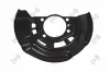 Spritzblech, Bremsscheibe Vorderachse rechts ABAKUS 131-07-222