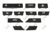Bedienelement, Heizung/Lüftung Mitteltunnel ABAKUS 135-99-020