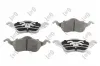 Bremsbelagsatz, Scheibenbremse Vorderachse ABAKUS 231-01-027