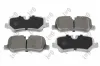 Bremsbelagsatz, Scheibenbremse Hinterachse ABAKUS 231-01-100