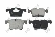 Bremsbelagsatz, Scheibenbremse Vorderachse ABAKUS 231-01-123