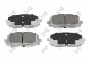 Bremsbelagsatz, Scheibenbremse Vorderachse ABAKUS 231-01-139