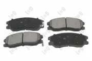 Bremsbelagsatz, Scheibenbremse Vorderachse ABAKUS 231-01-152