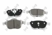 Bremsbelagsatz, Scheibenbremse Vorderachse ABAKUS 231-01-155