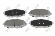 Bremsbelagsatz, Scheibenbremse Vorderachse ABAKUS 231-01-175