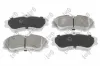 Bremsbelagsatz, Scheibenbremse Vorderachse ABAKUS 231-01-177