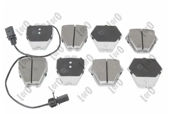 Bremsbelagsatz, Scheibenbremse Vorderachse ABAKUS 231-01-206